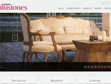 Tablet Screenshot of eventosilusiones.com